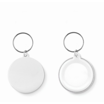 Chapa pequeña llavero personalizable